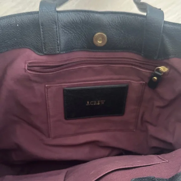 J. Crew All Day Black Tote Bag - Picture 5 of 5